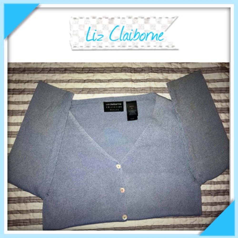 Liz Claiborne silk blend cardigan